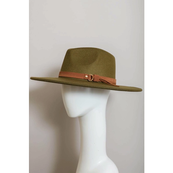 Flat Brim Buckle Hat