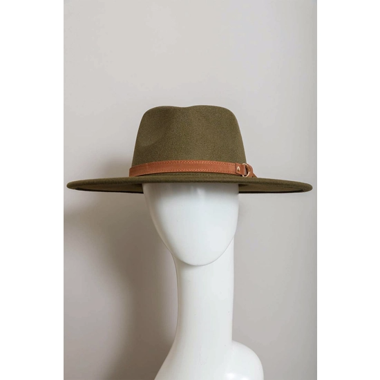 Flat Brim Buckle Hat