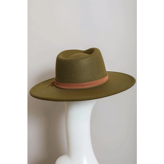 Flat Brim Buckle Hat