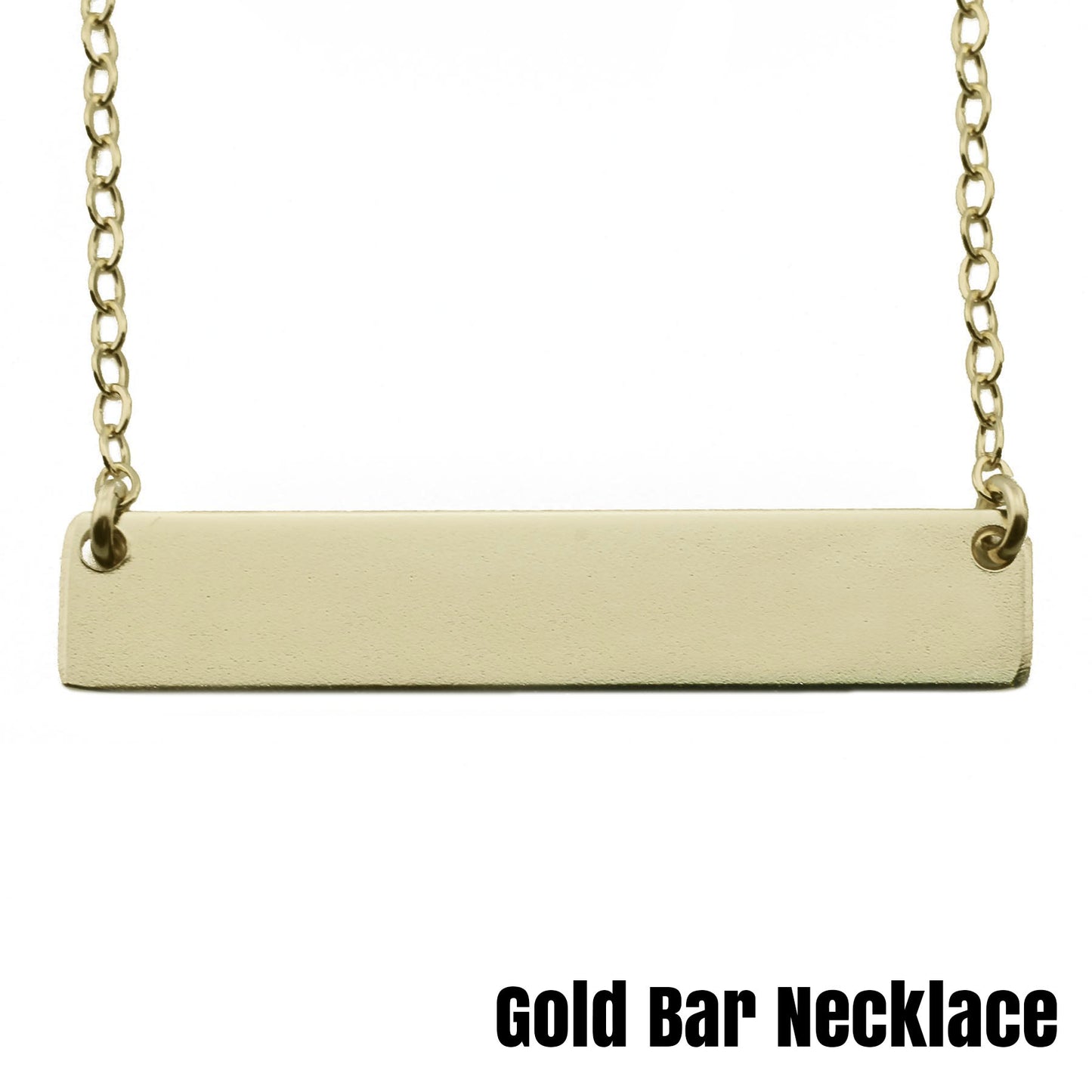 Gold Bar Necklace