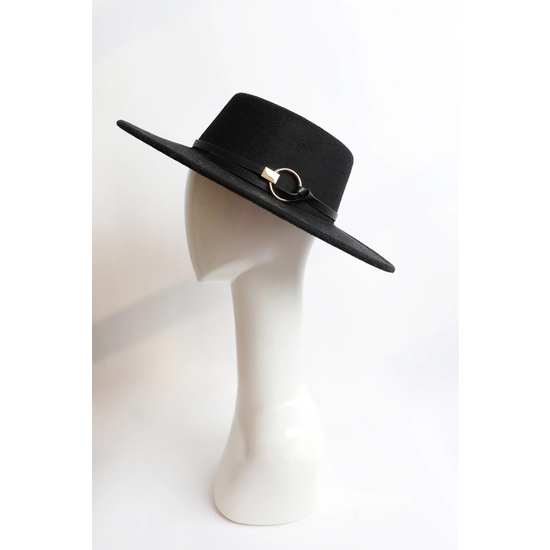 Gold Ring Buckle Bolero Hat