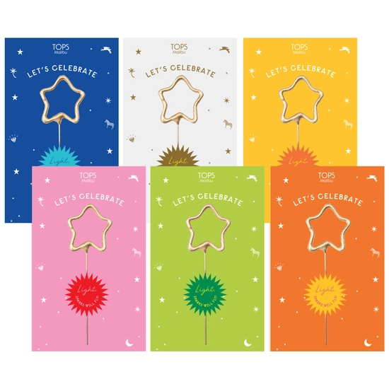 Sparkler Card Let's Celebrate