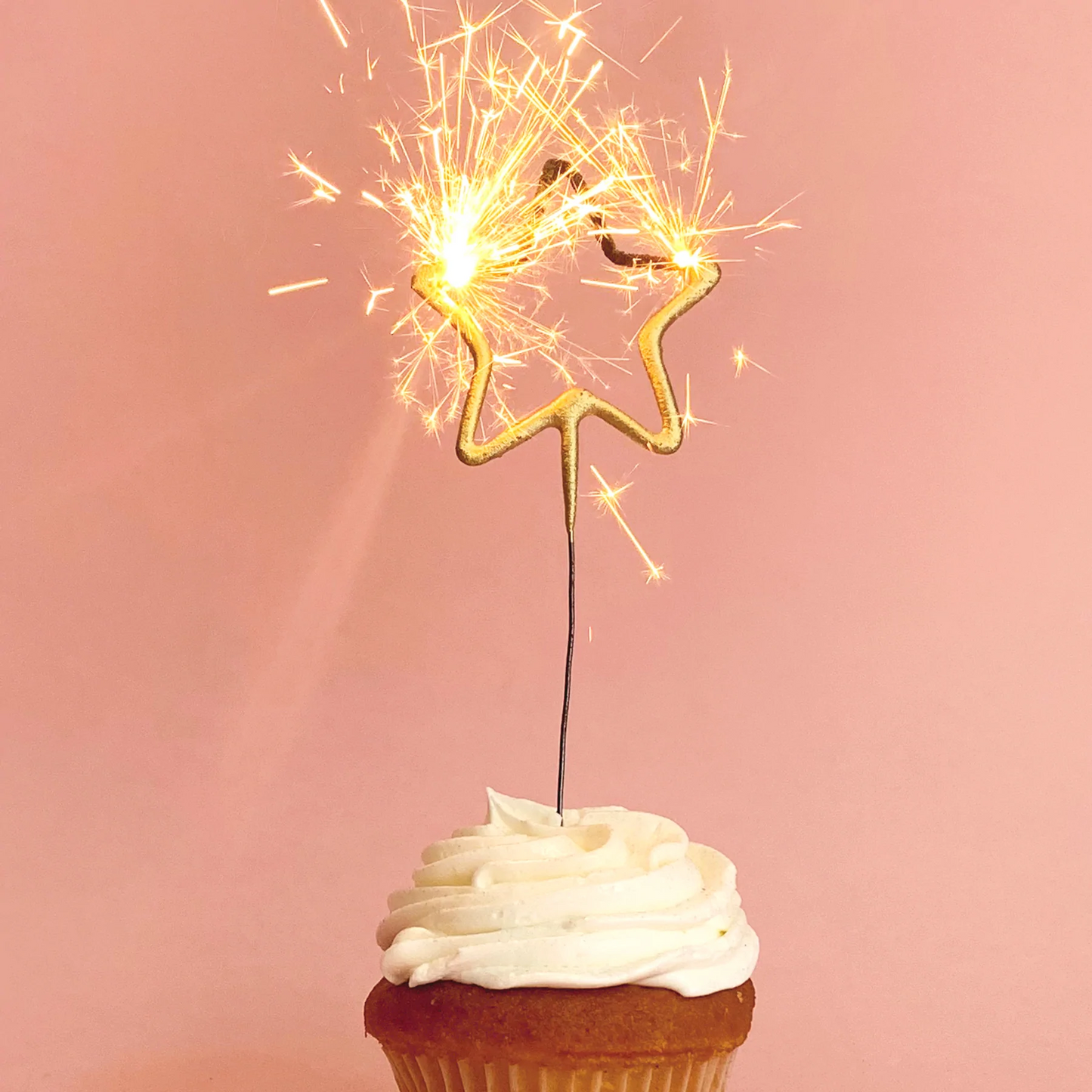 Gold Sparklers Star in Tube